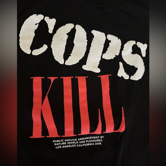 Pleasures No Police State (Cops Kill) S/S Tee - Picture 3 of 6